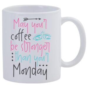 May your coffee be stronger than your Monday