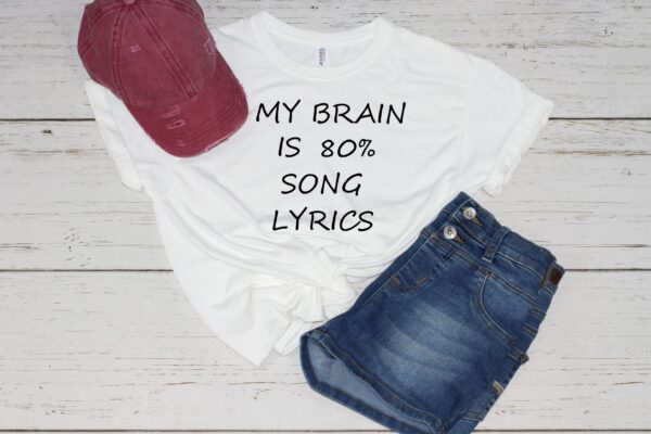 My brain is 80% song lyrics