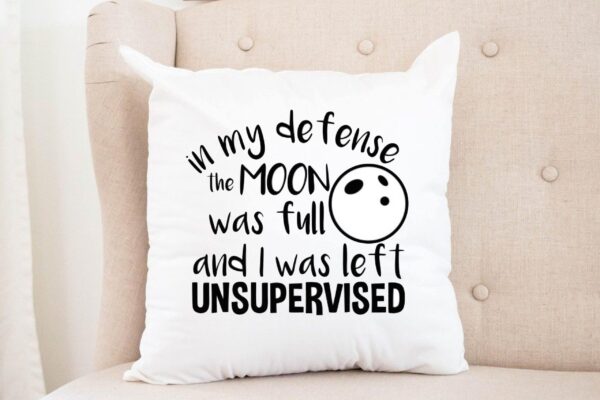 In my defense the moon was full and I was left unsupervised