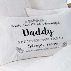 Daddy sleeps here