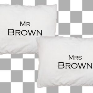 Mr & Mrs - Personalised set