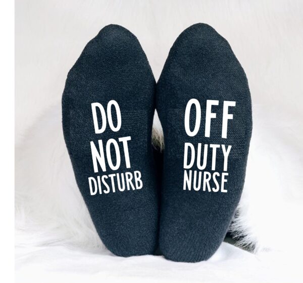 Off duty nurse