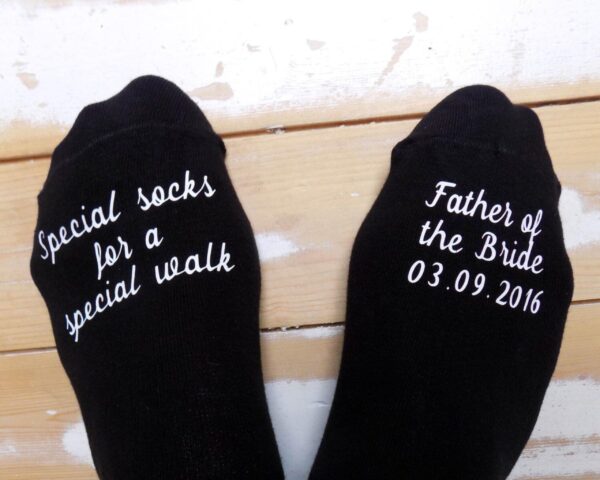 special socks for a special walk